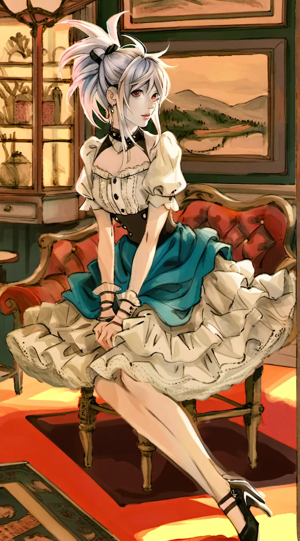 ai character: ceramide background