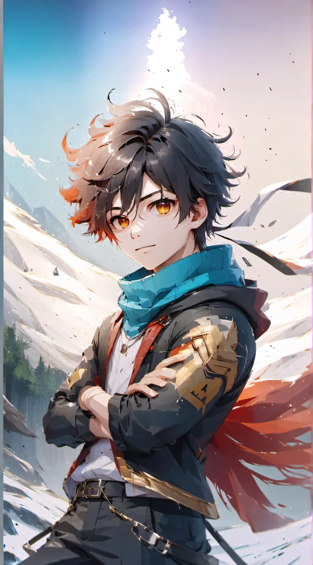 ai character: Mha road trip  background