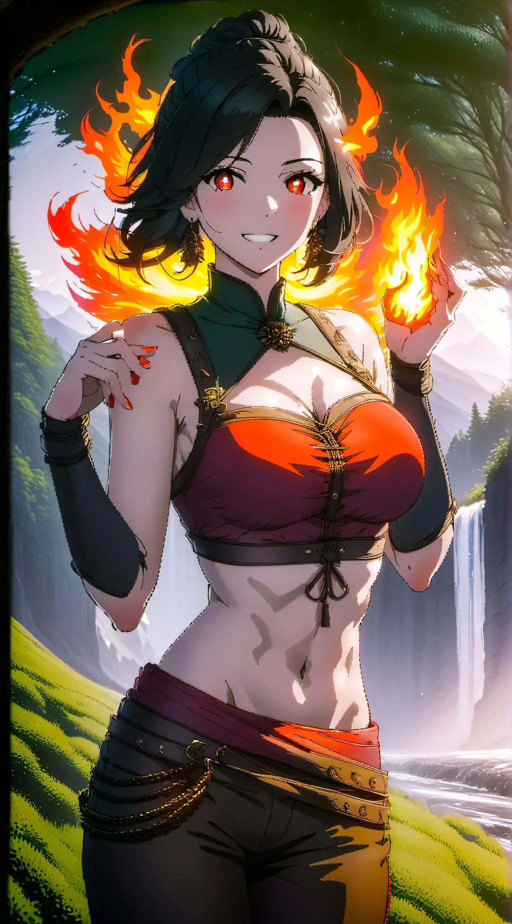ai character: Ember Kazan background