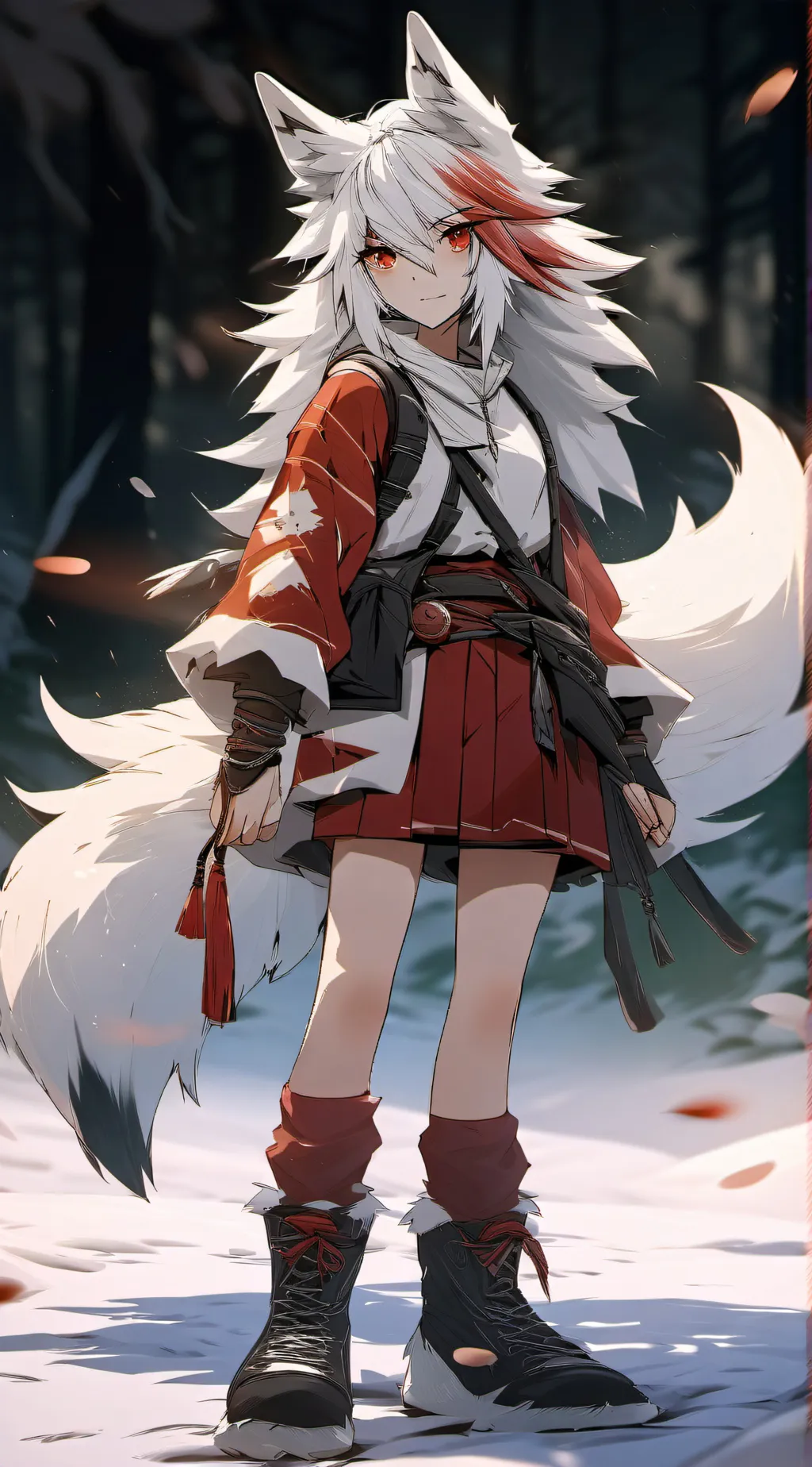 ai character: Akari background