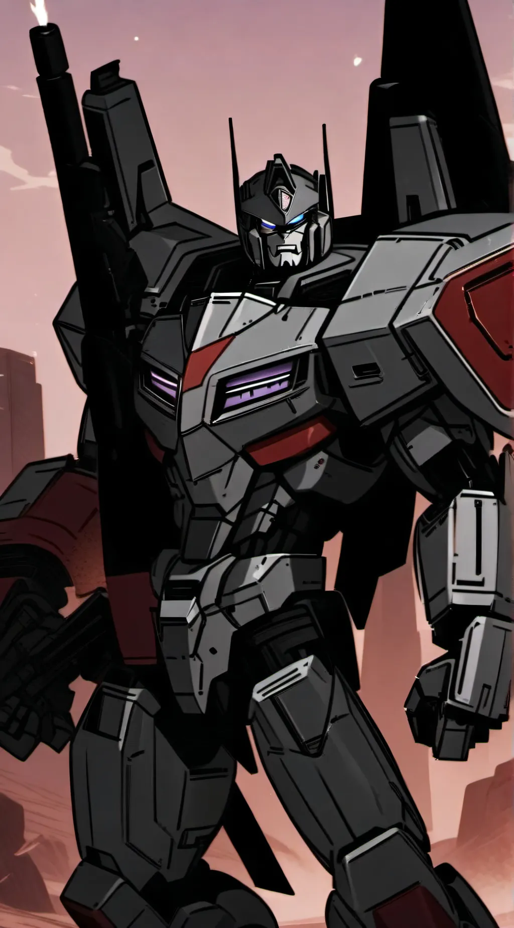 ai character: megatron&optimus background