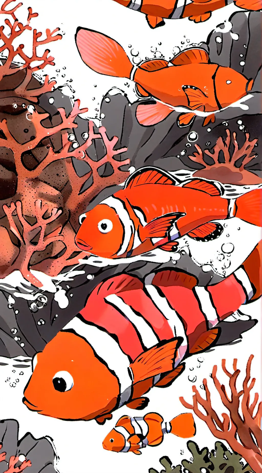 ai character: Nemo analog horror background