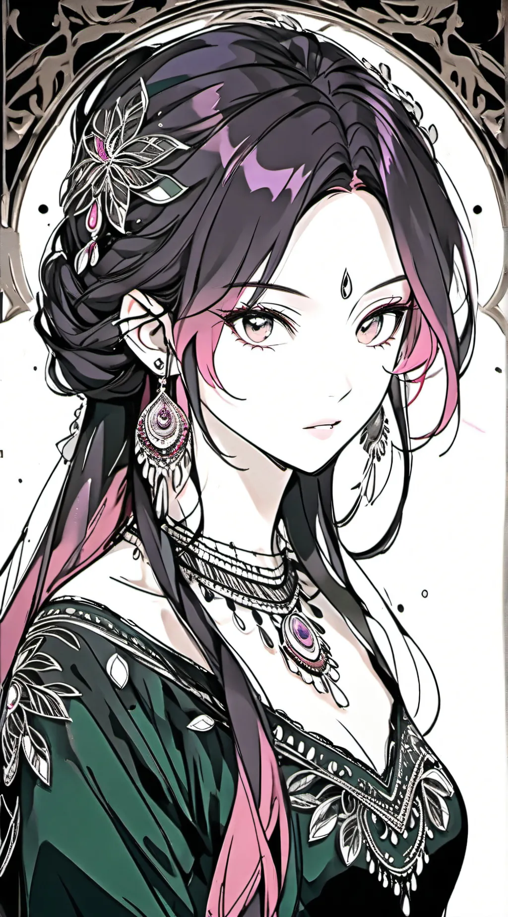 ai character: Jade background