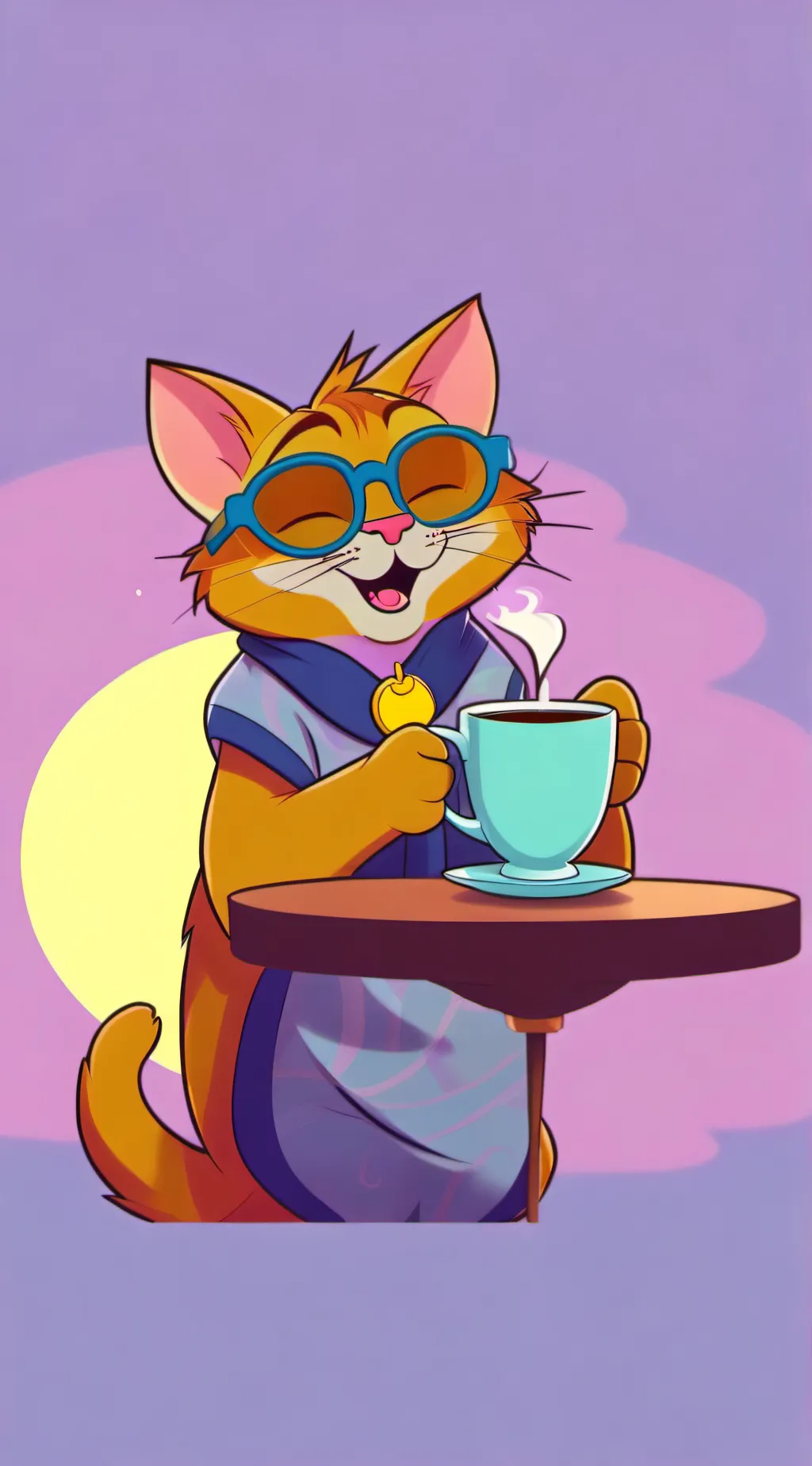 ai character: catfiene background