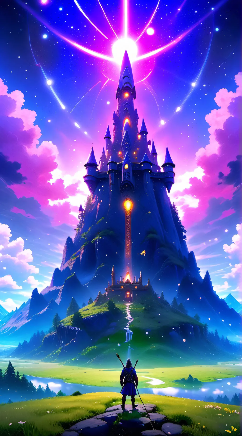 ai character: Zelda BOTW background