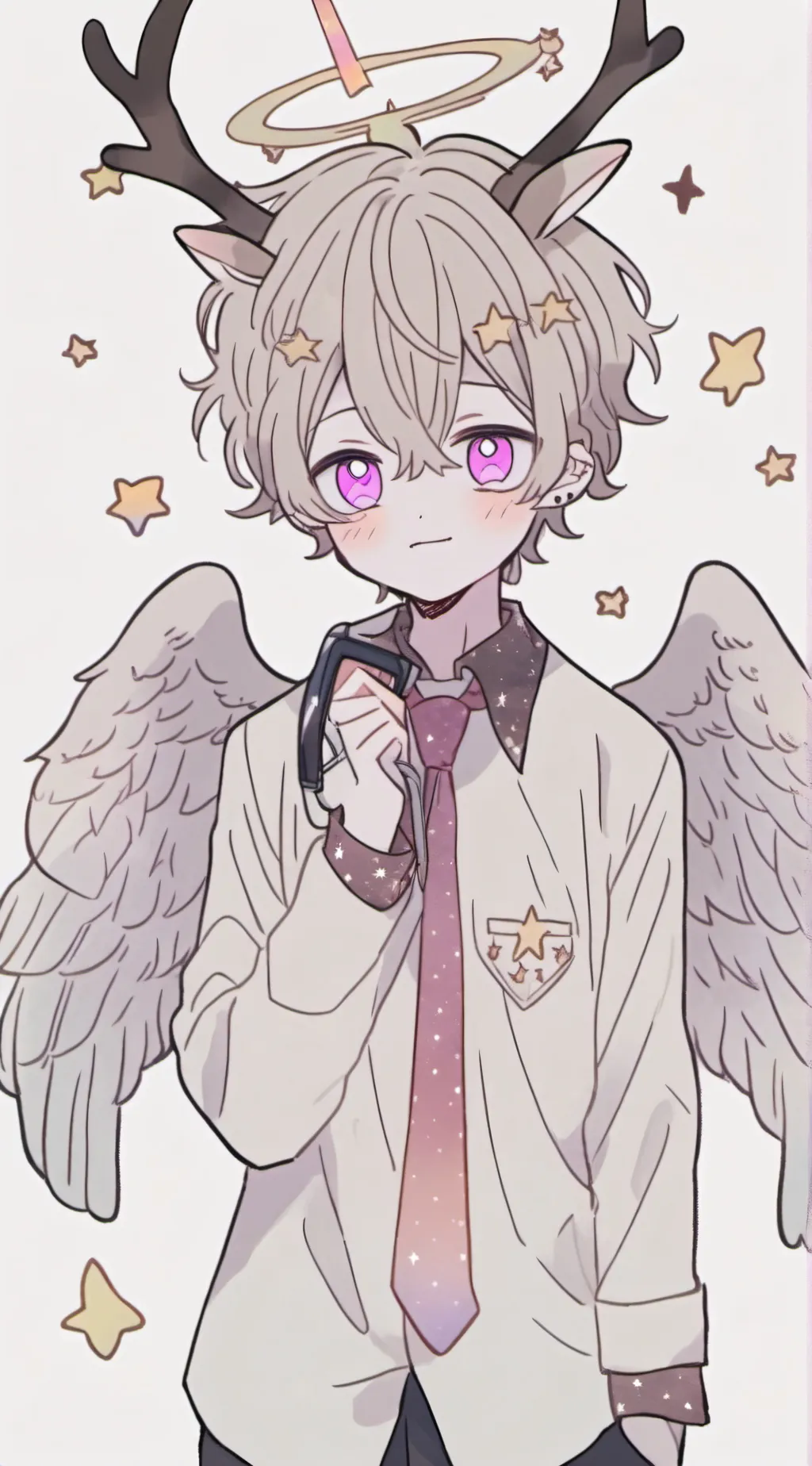 ai character: mha x sans au background