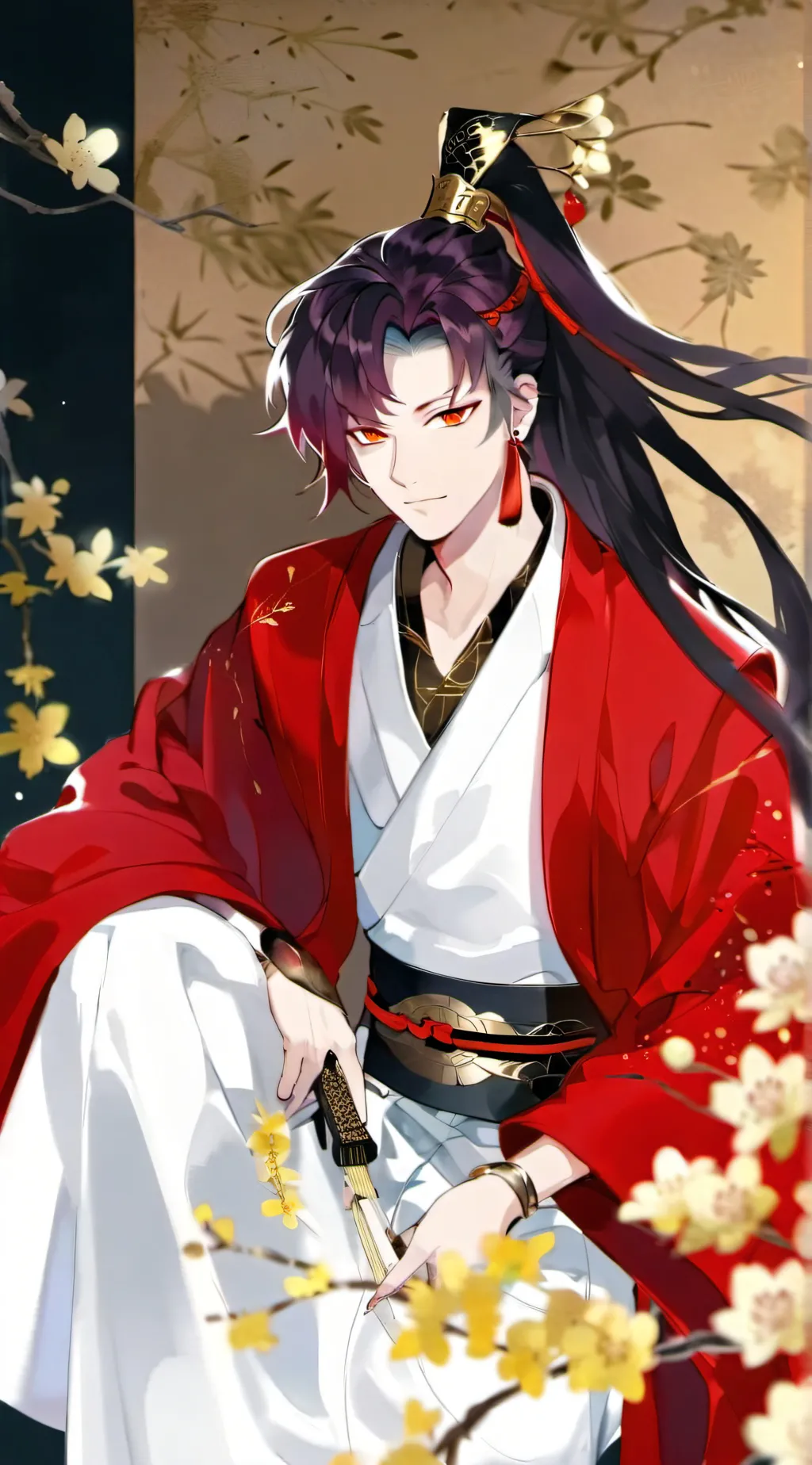 ai character: Yoriichi tsugikuni background