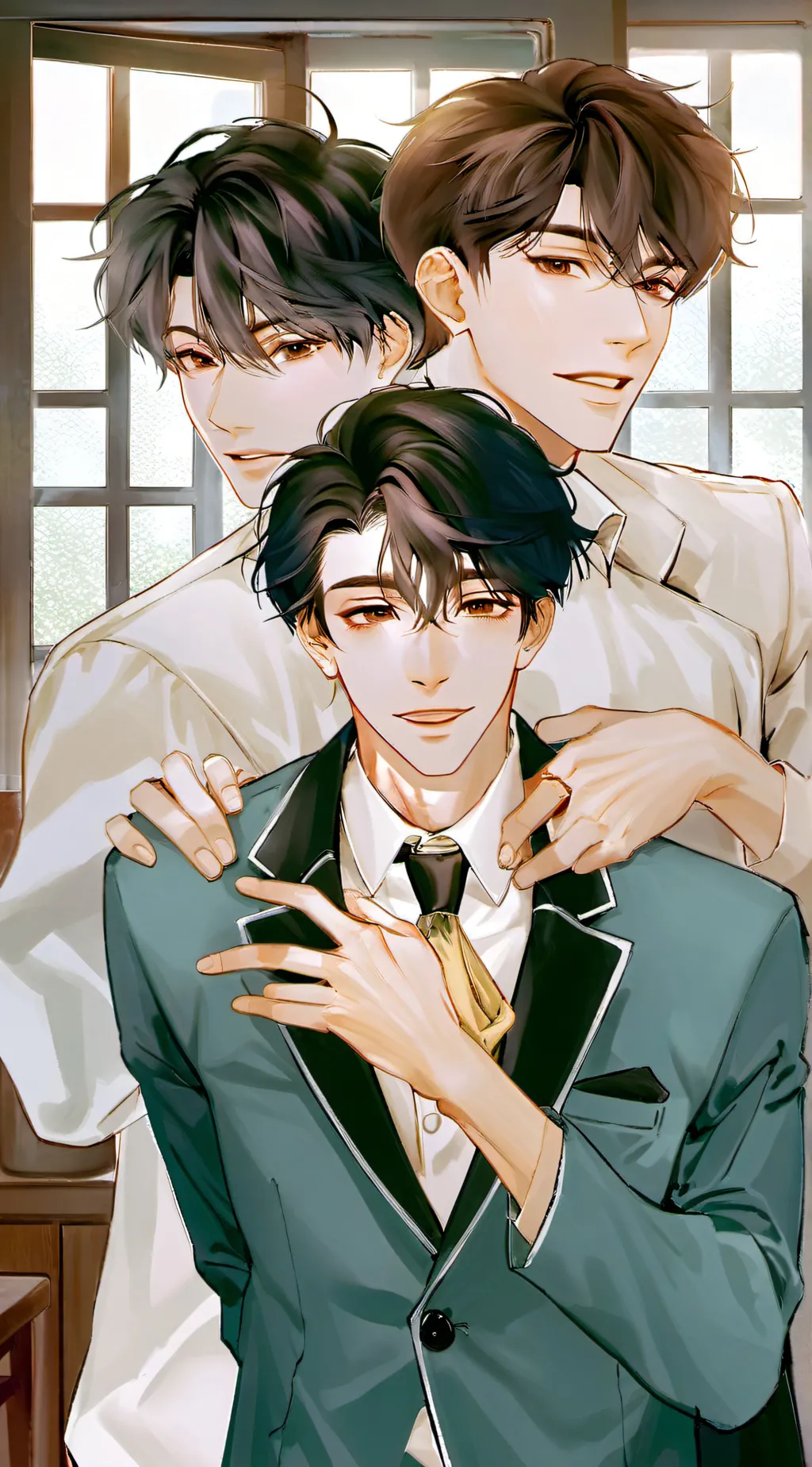 ai character: Loki,Michael, Nero background