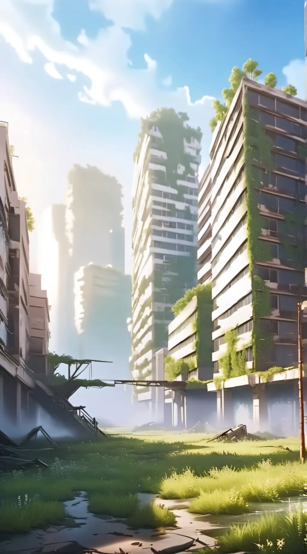 ai character: zombie apocalypse  background