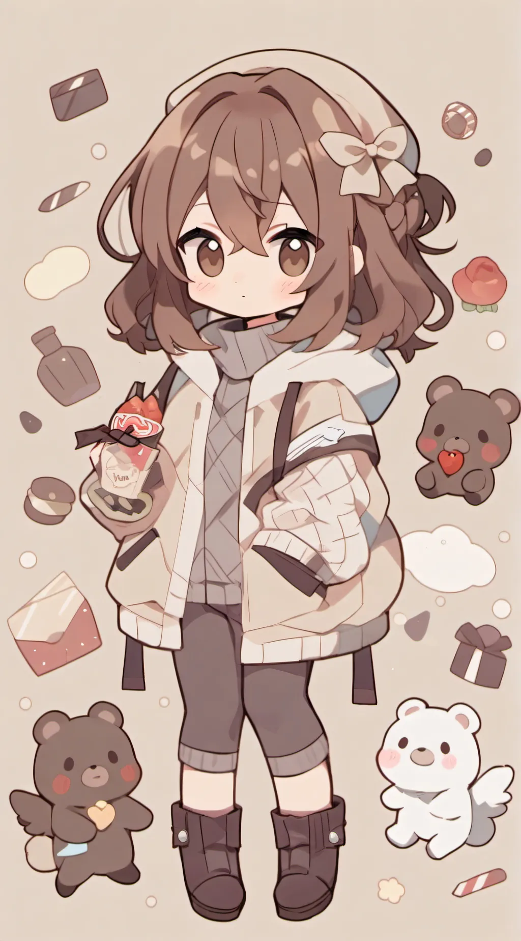 ai character: kat background