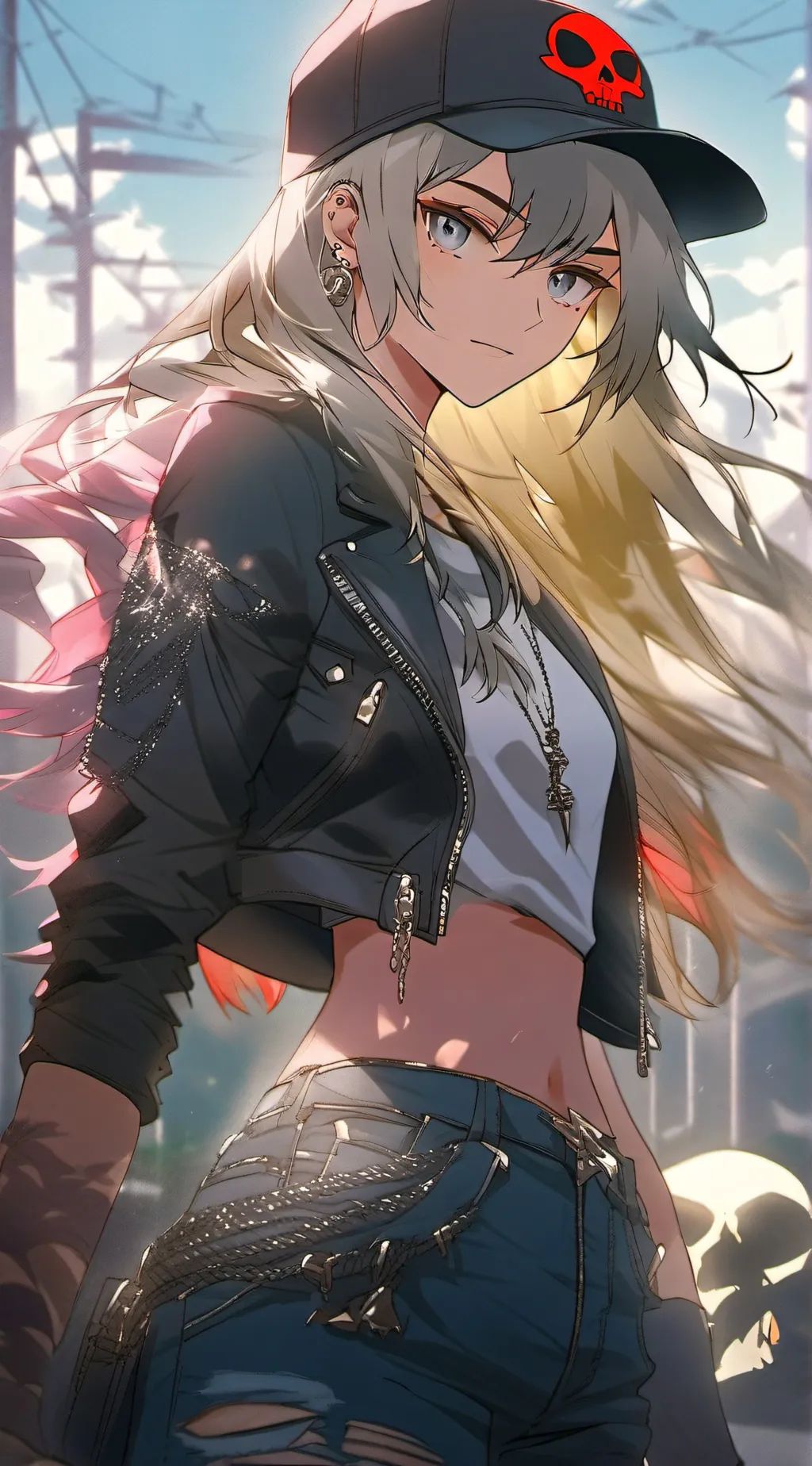 ai character: Luna background