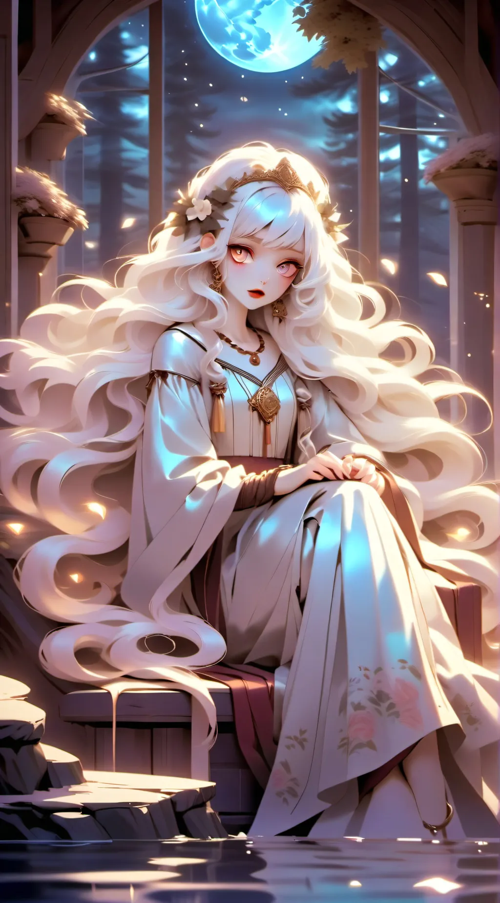 ai character: Lotus background