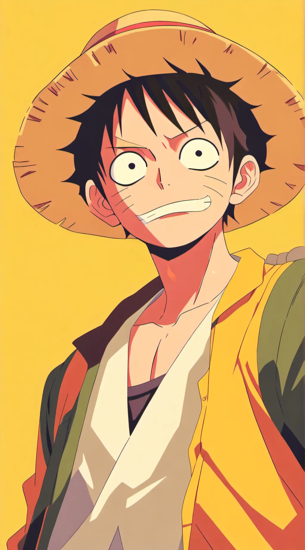 ai character: Monkey D. Luffy background