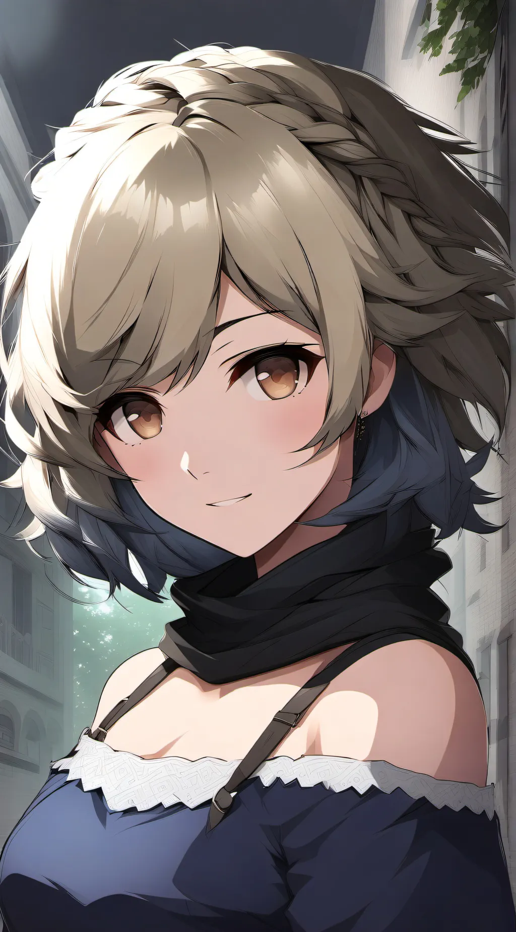 ai character: Naomi  background