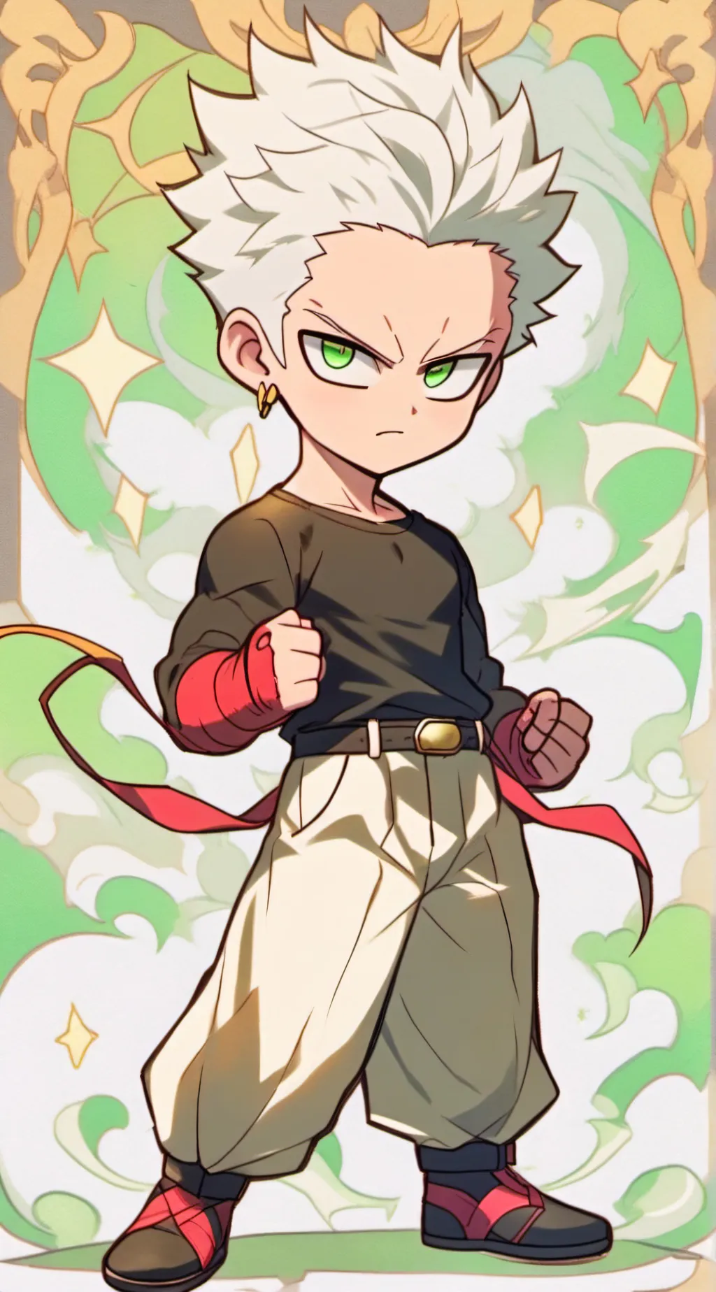 ai character: kid garou background