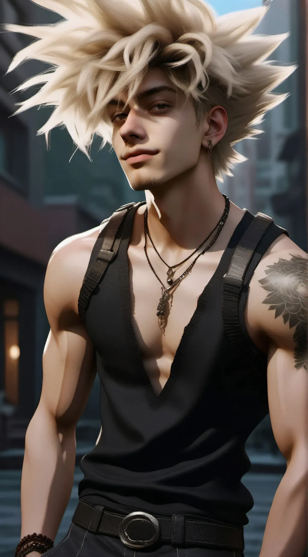 ai character: Bakugo background