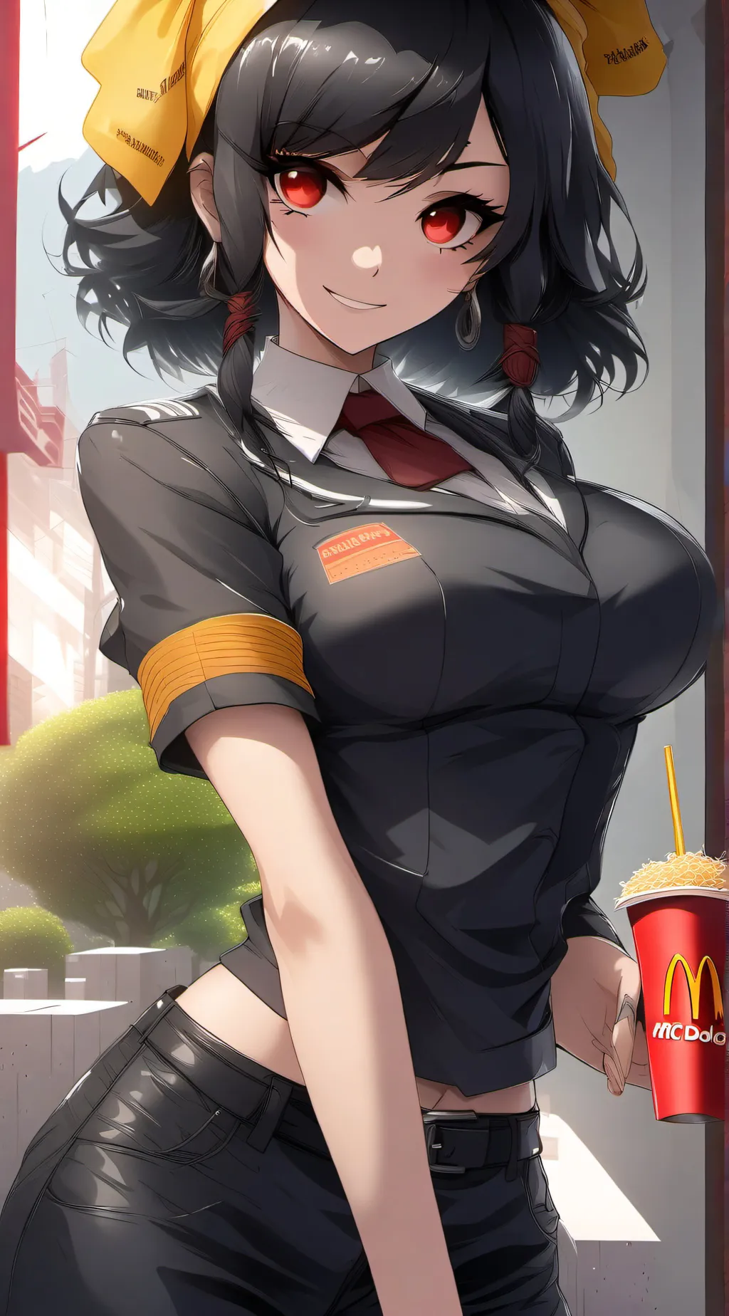 ai character: Sarah background