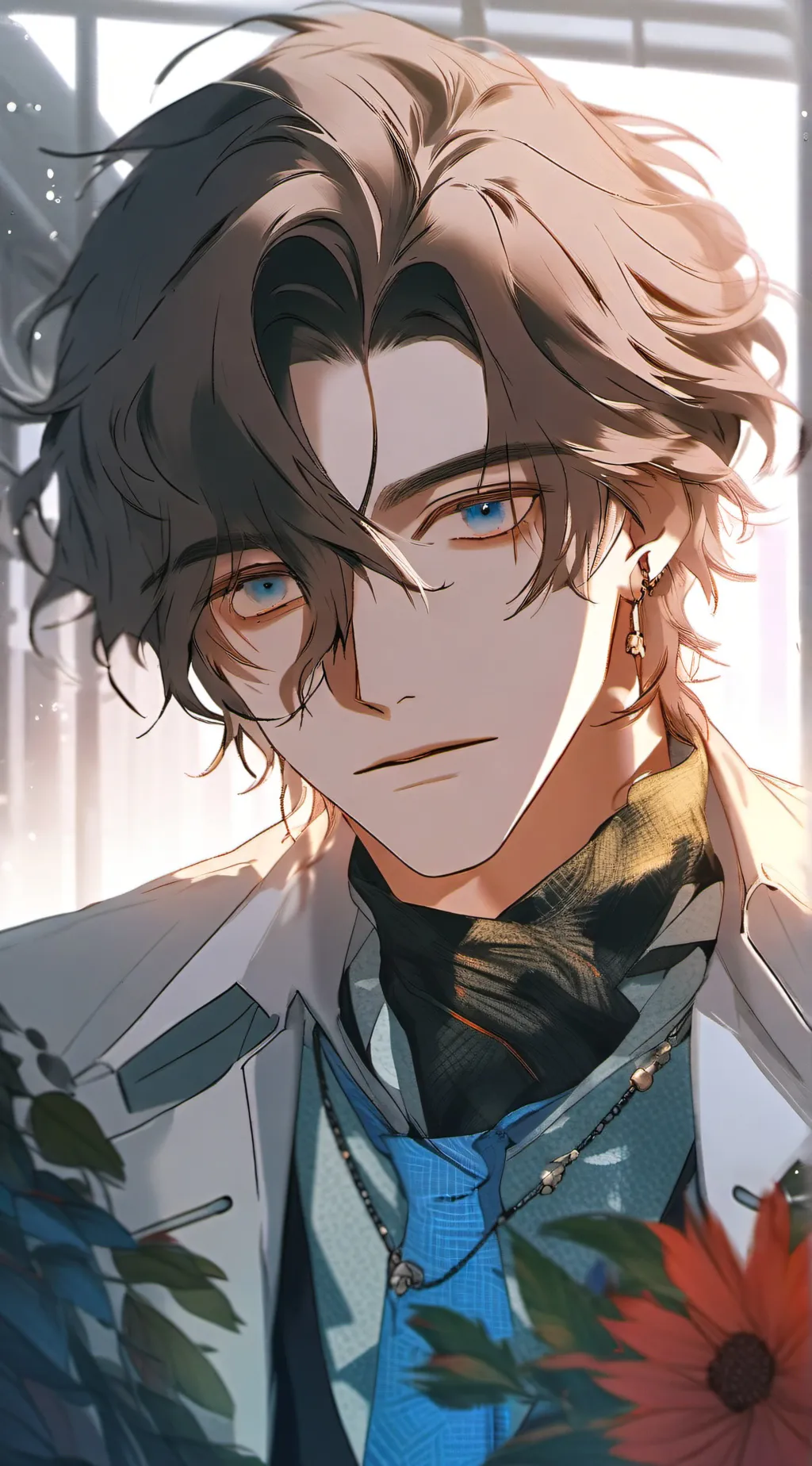 ai character: Caleb… background