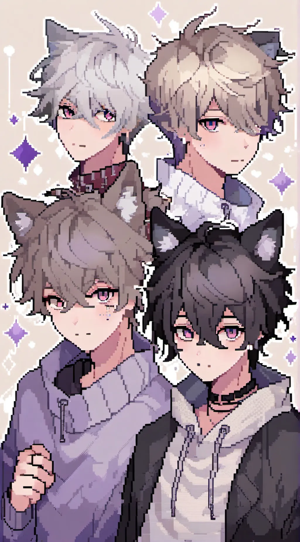 ai character: ♡~hybrid brothers~ background
