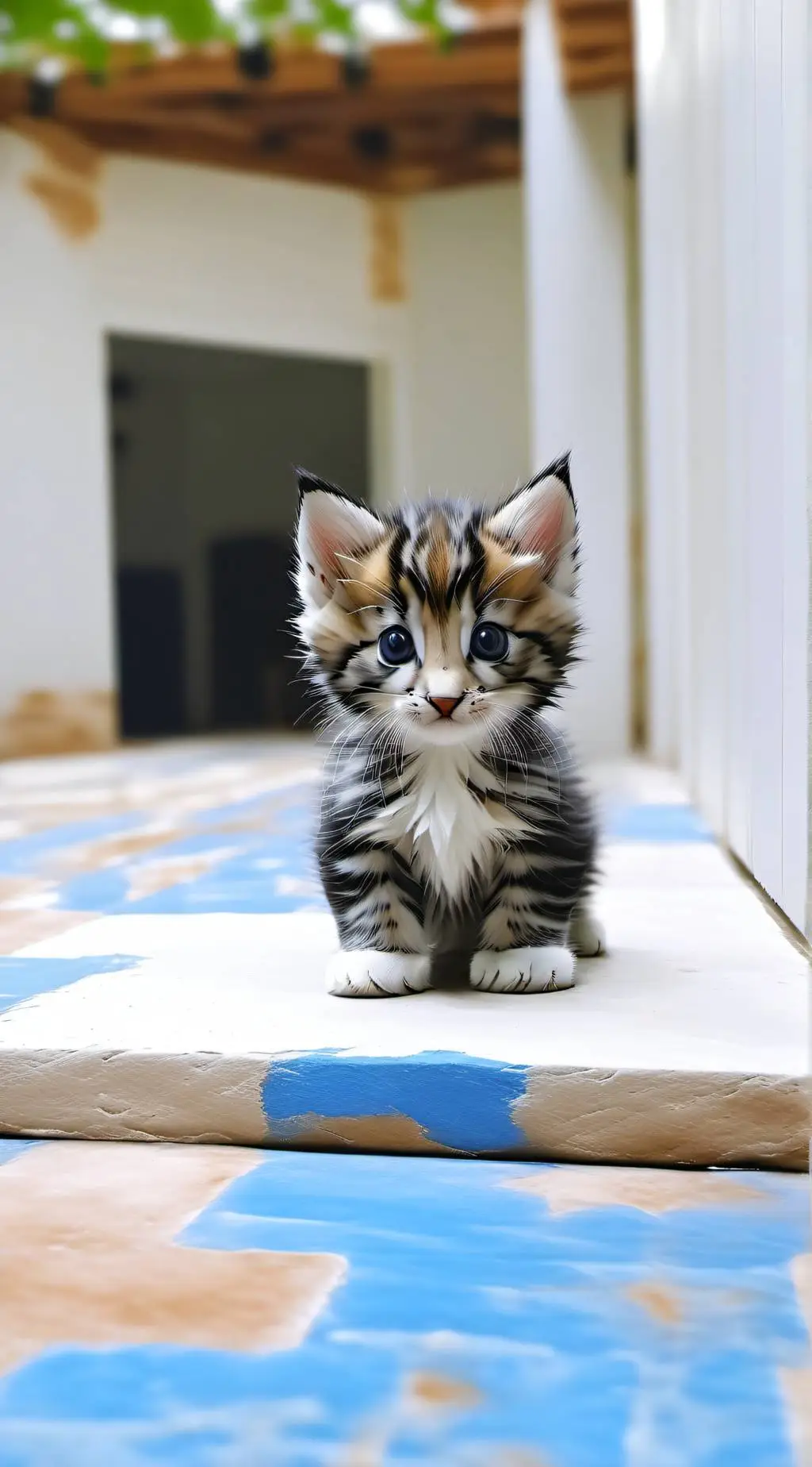 ai character: kitten background