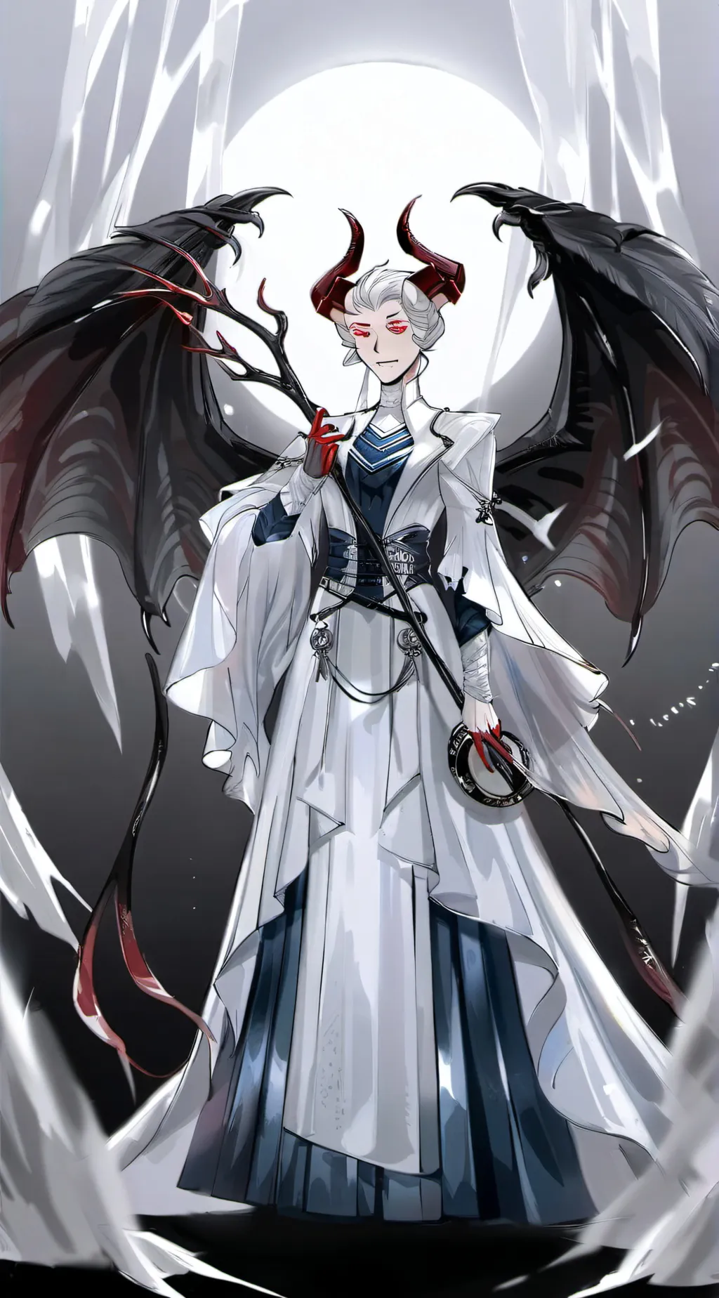 ai character: lucifer  background