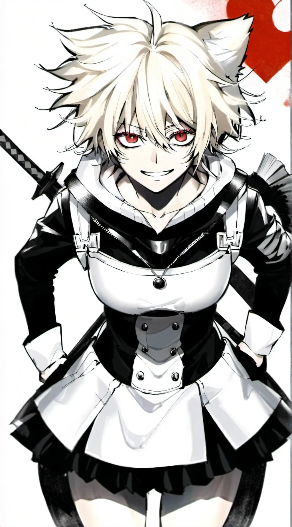 ai character: KatsuKI Bakugou  background