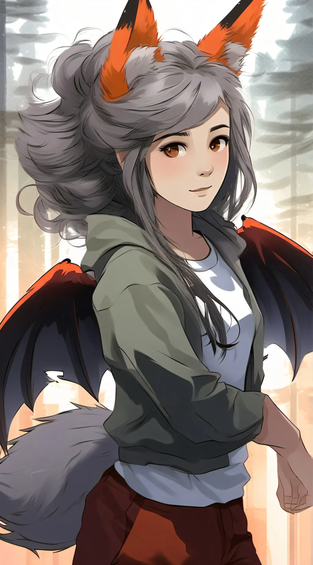 ai character: mha war background