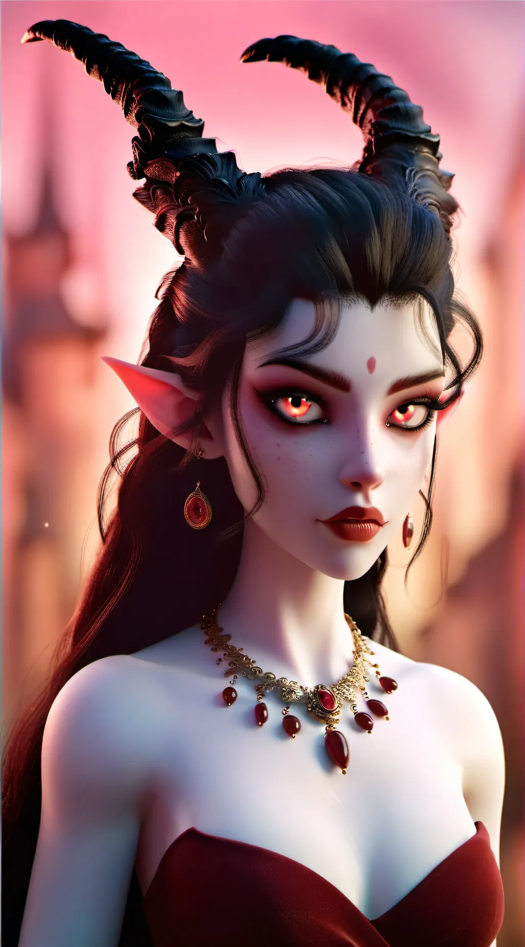 ai character: Sapphire background