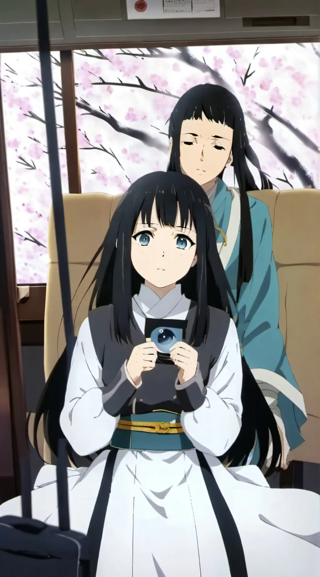 ai character: hashiras road trip background