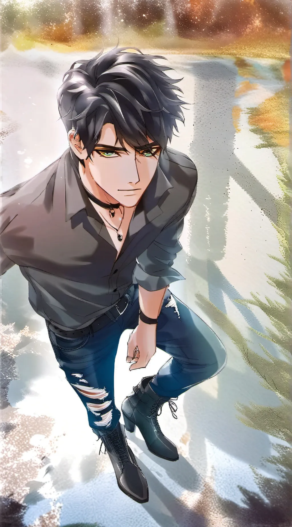 ai character: Lux background