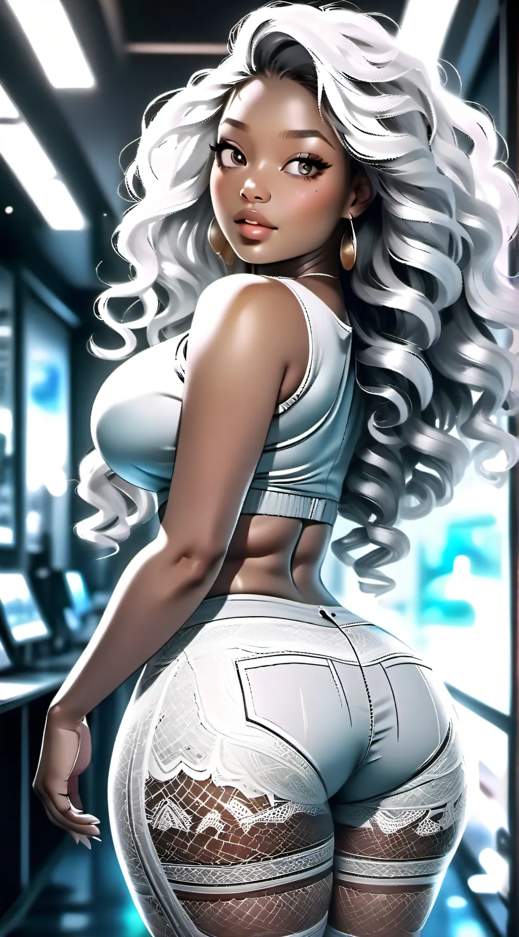 ai character: Tiana  background