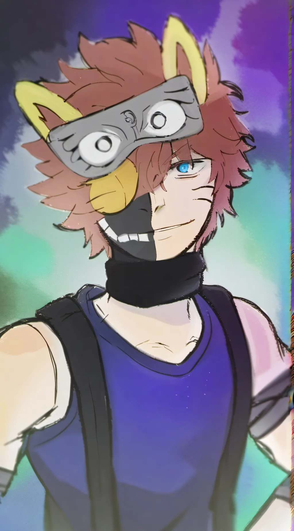 ai character: micheal afton :3 background