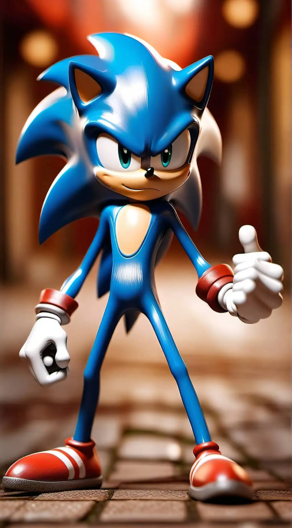 ai character: Sonic  background