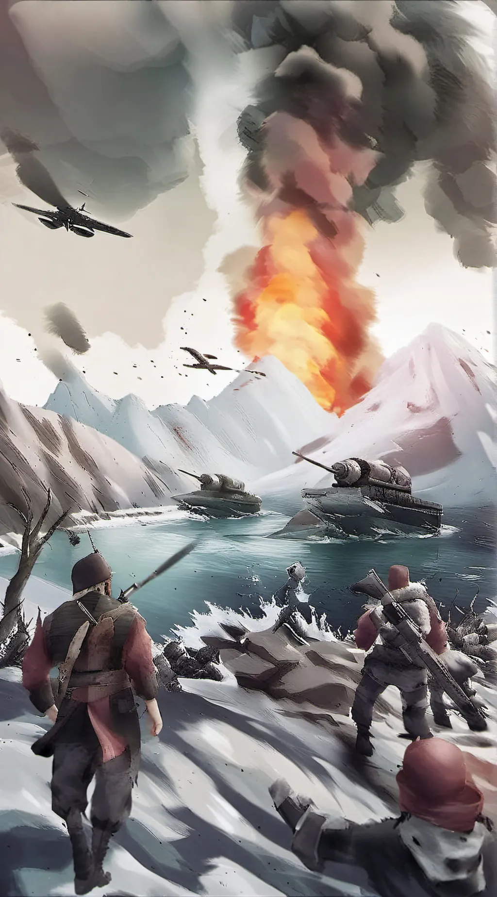 ai character: the war background