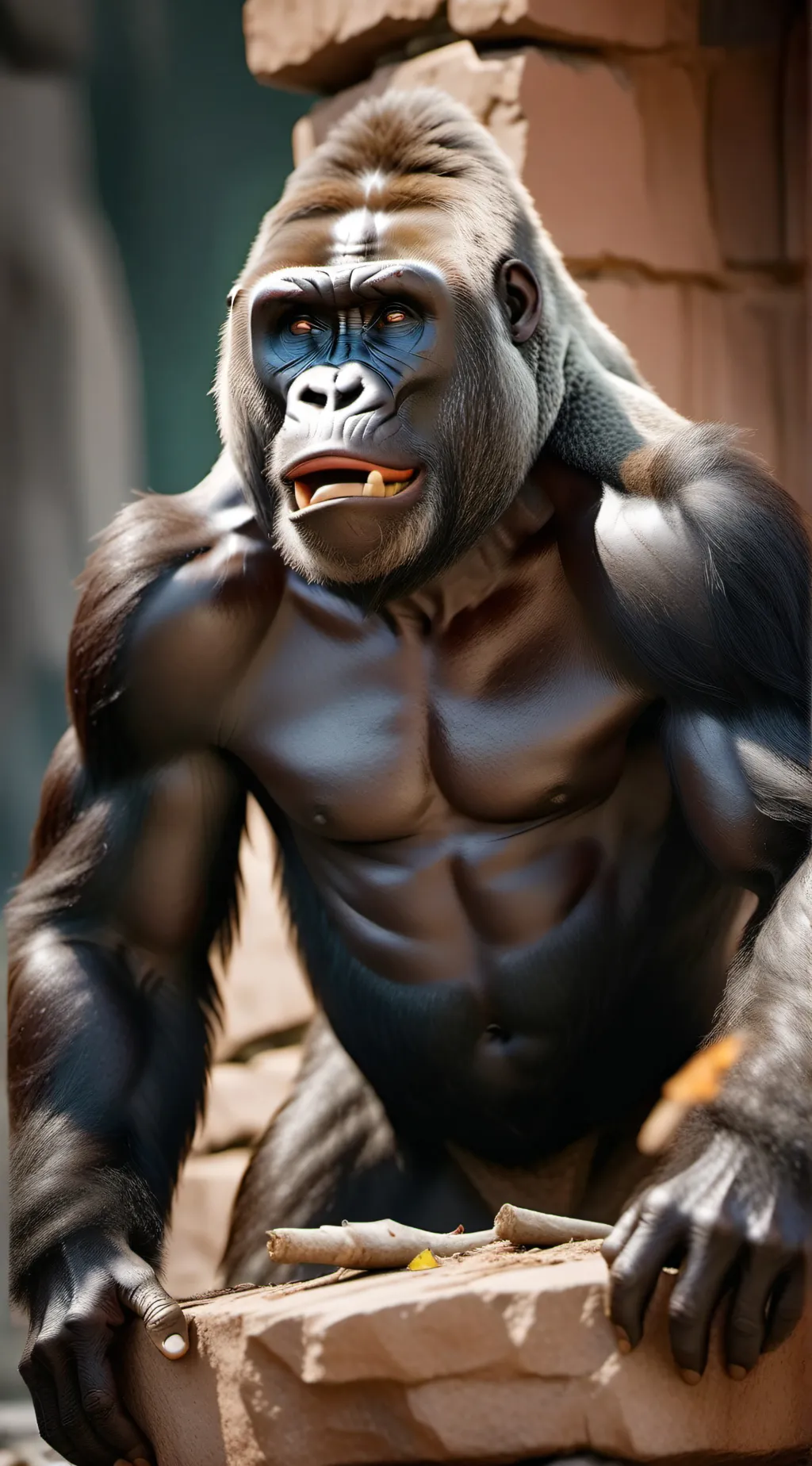 ai character: gorilla tag background