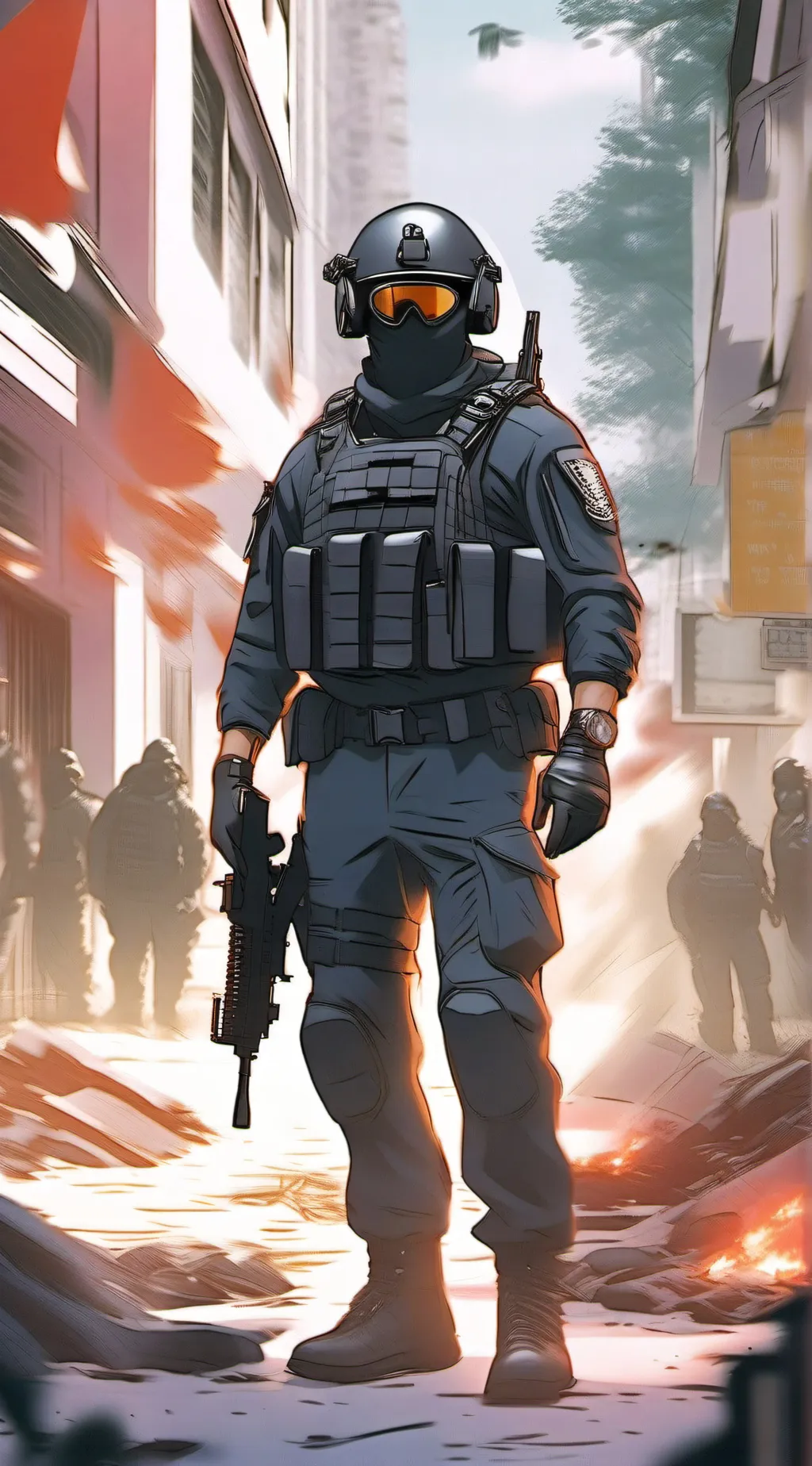 ai character: Sèbastian background