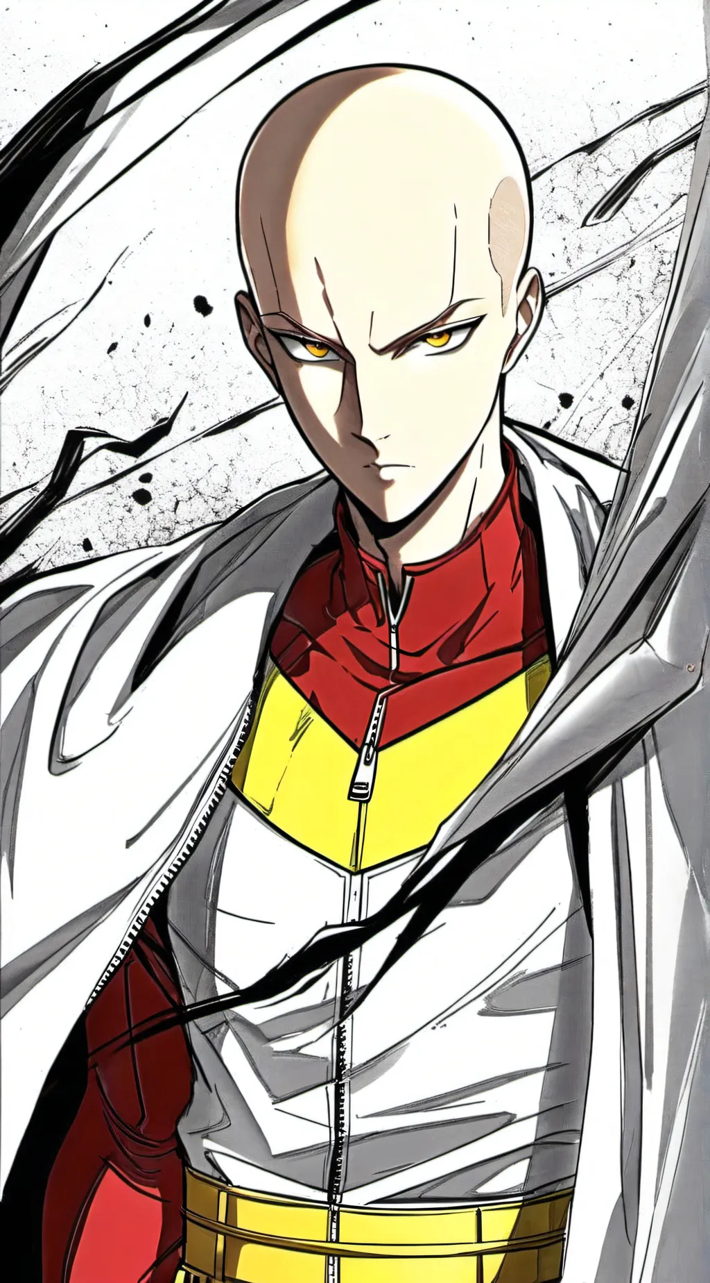 ai character: Saitama background