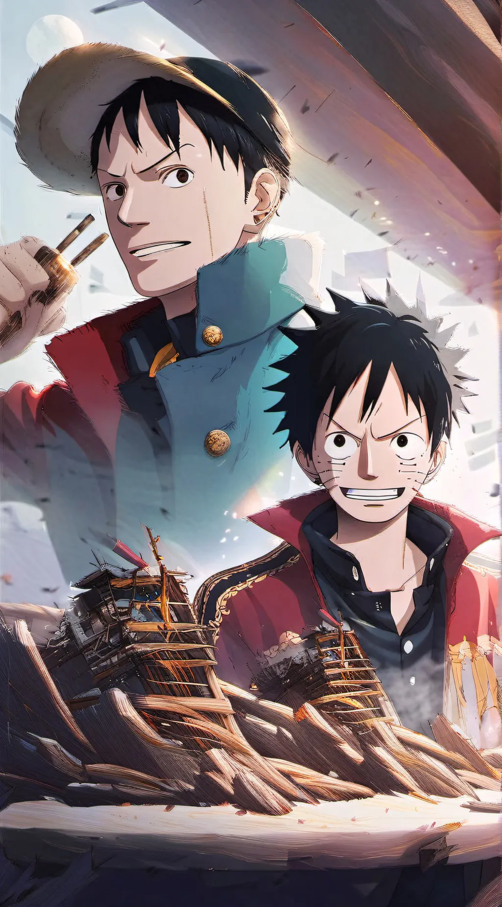 ai character: Luffy gay background