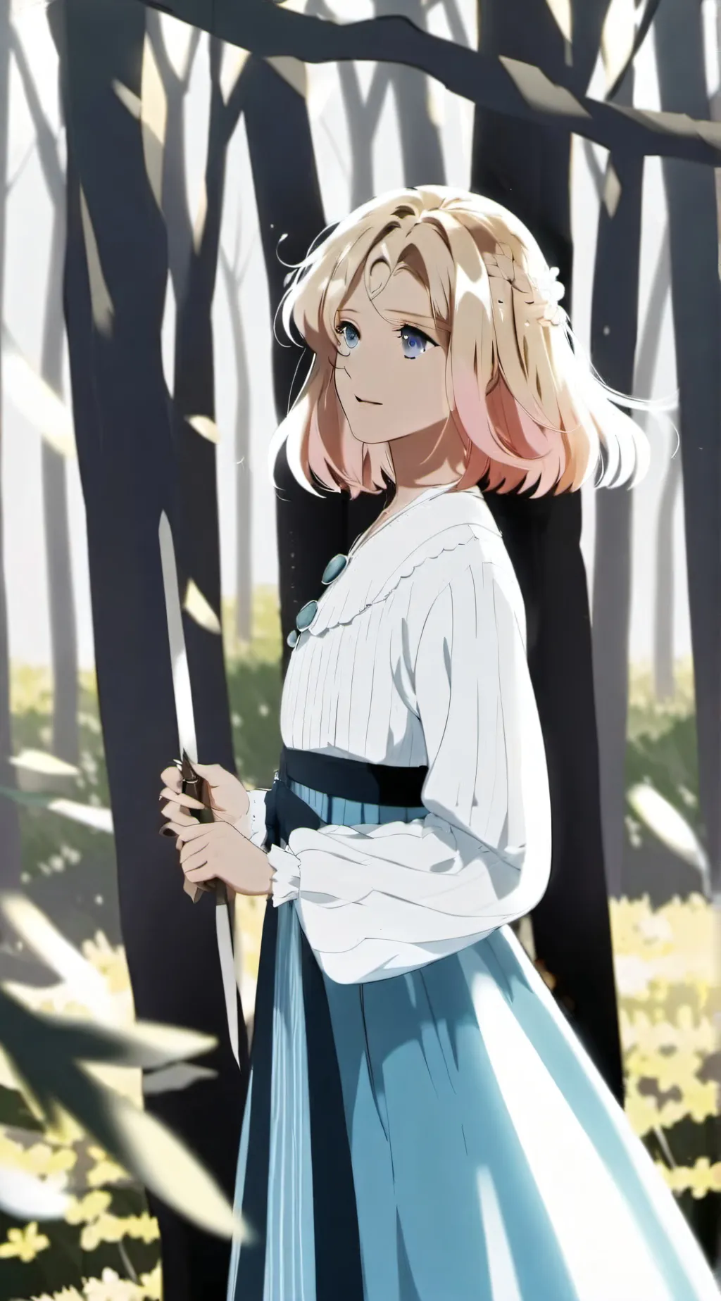 ai character: creation screen  background