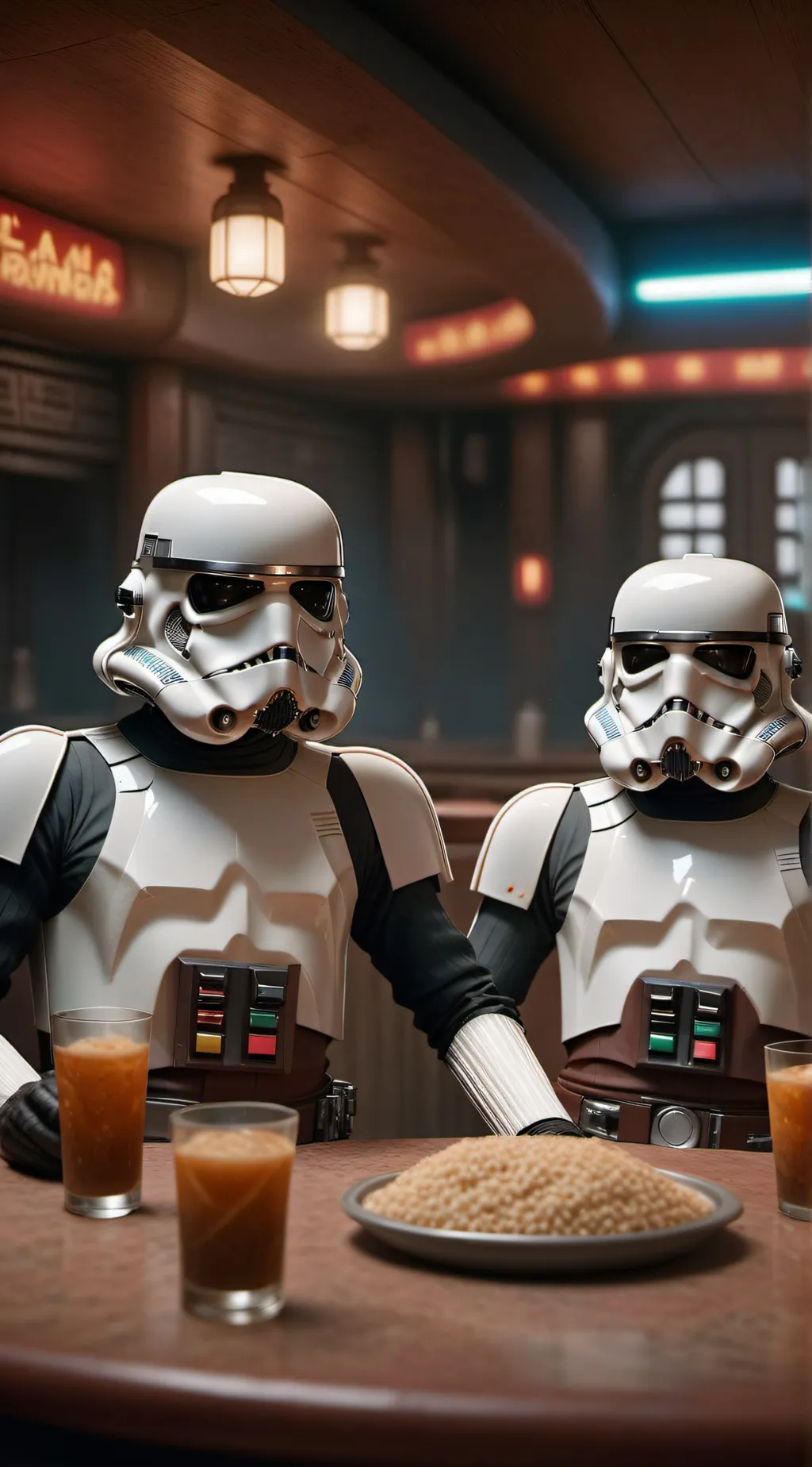 ai character: Star Wars Ur Story background