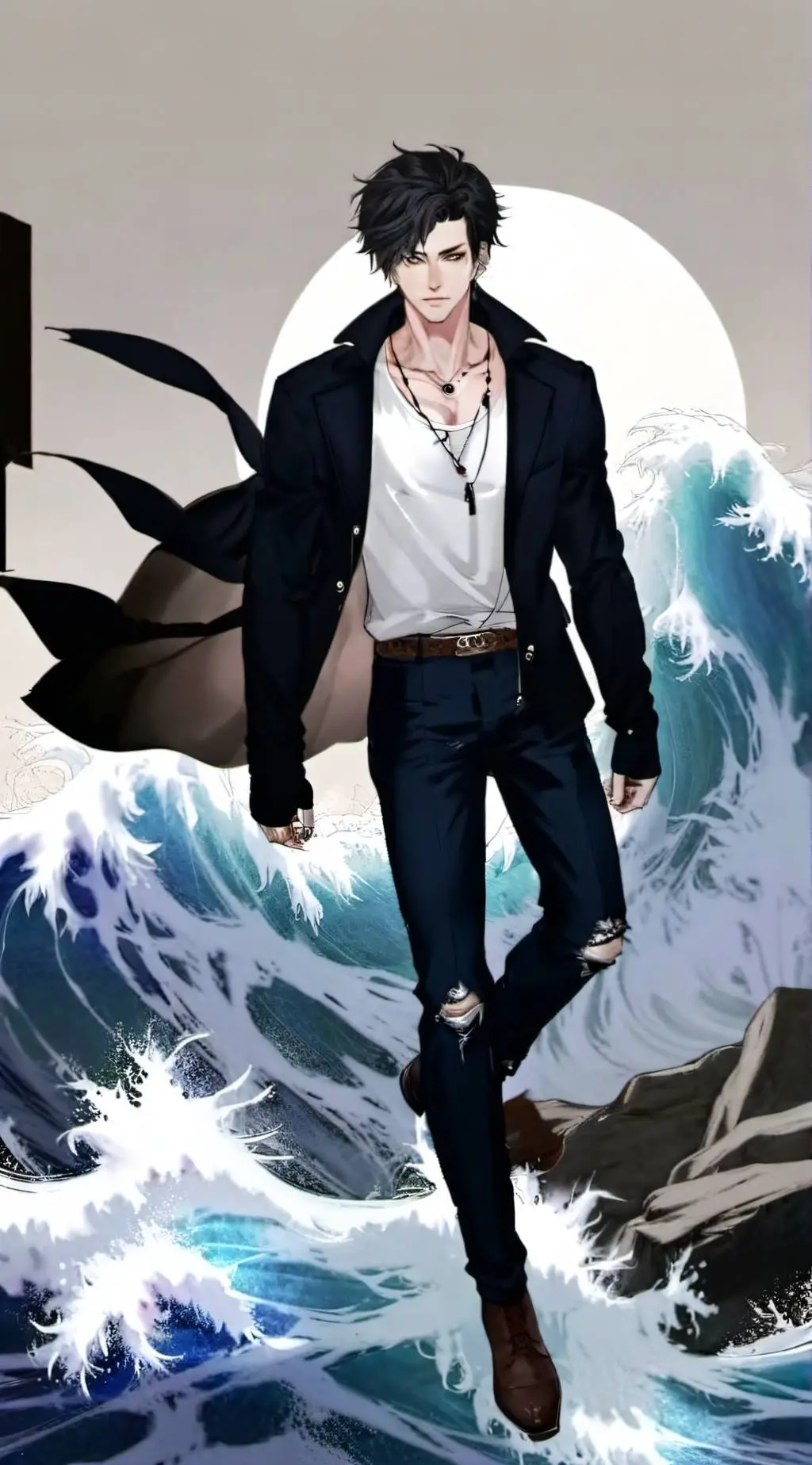 ai character: Dabi background