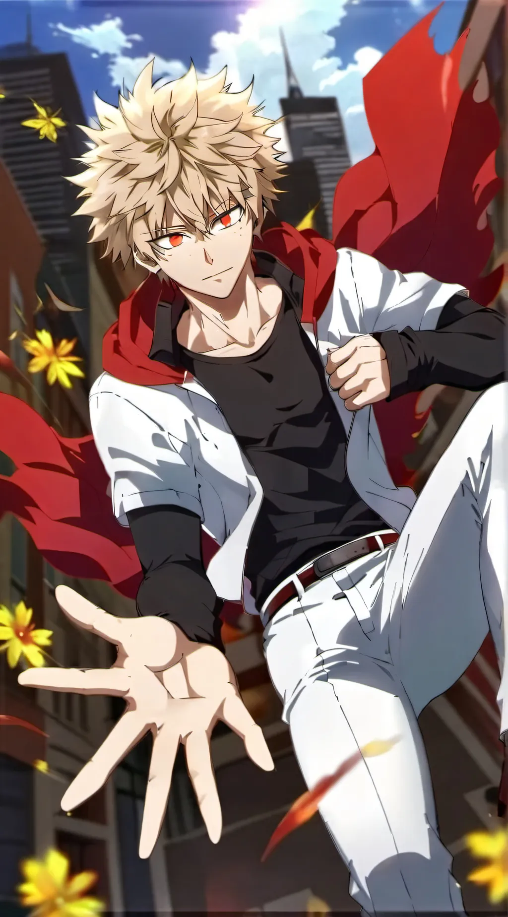 ai character: Katsuki  background