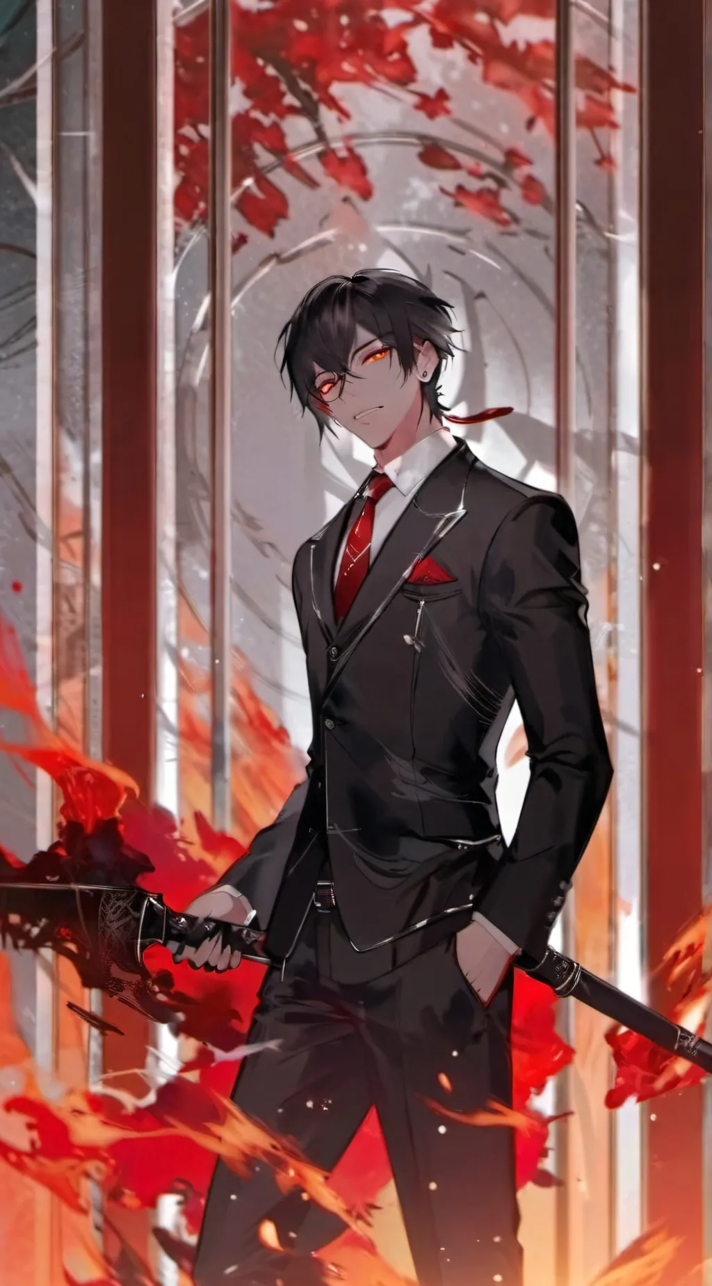 ai character: Singer  background