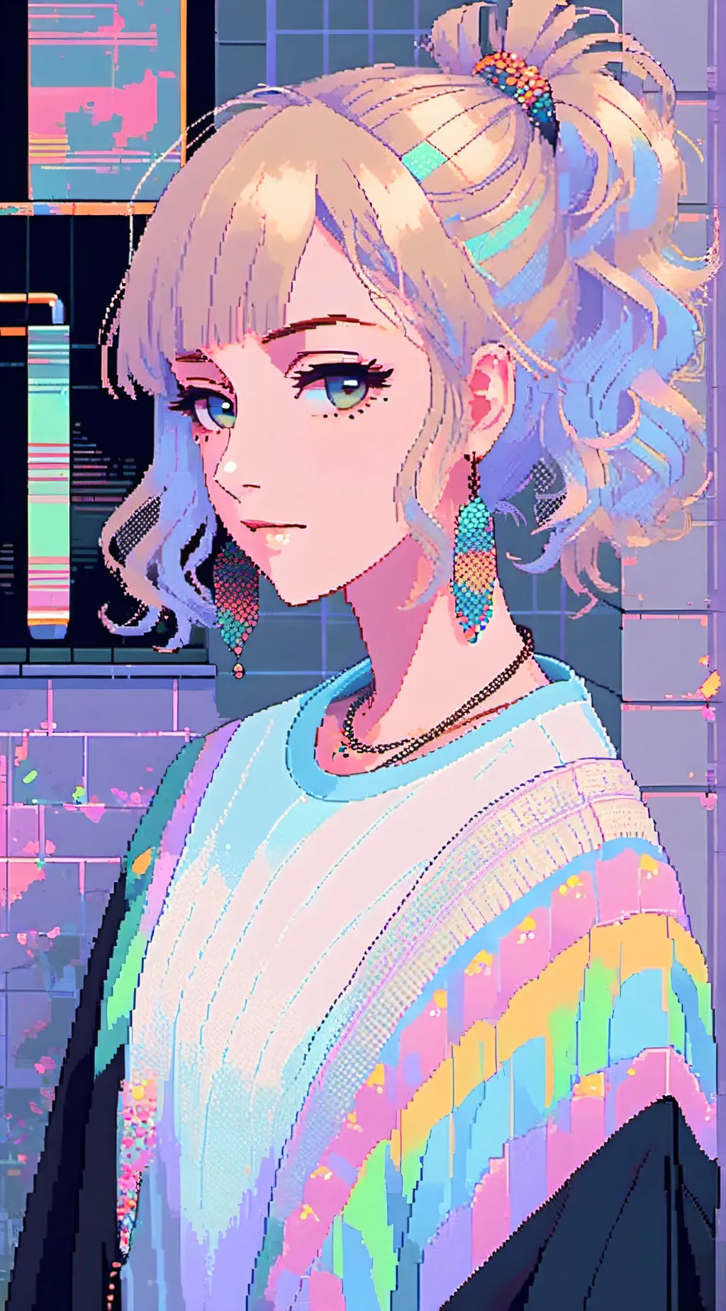 ai character: ur girlfriend background