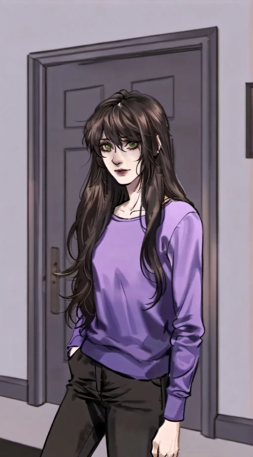 ai character: Ashley background