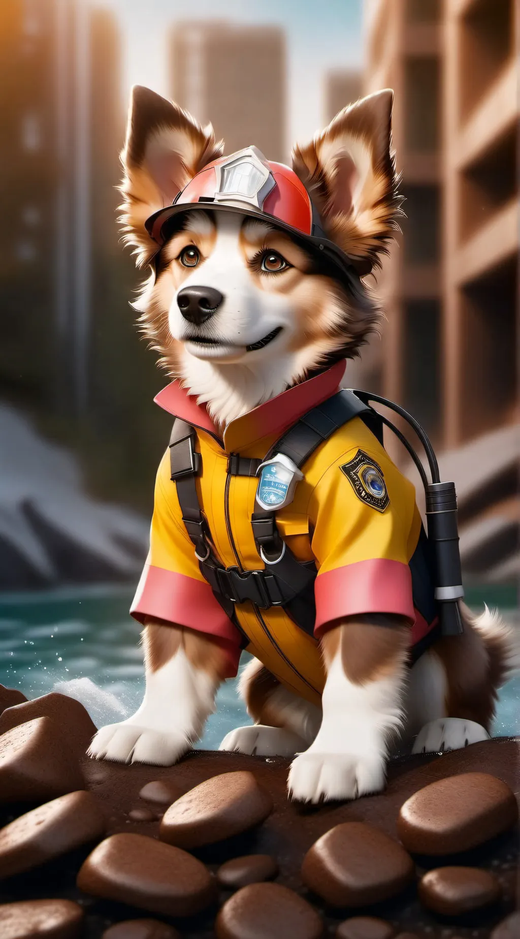 ai character: Paw Patrol background