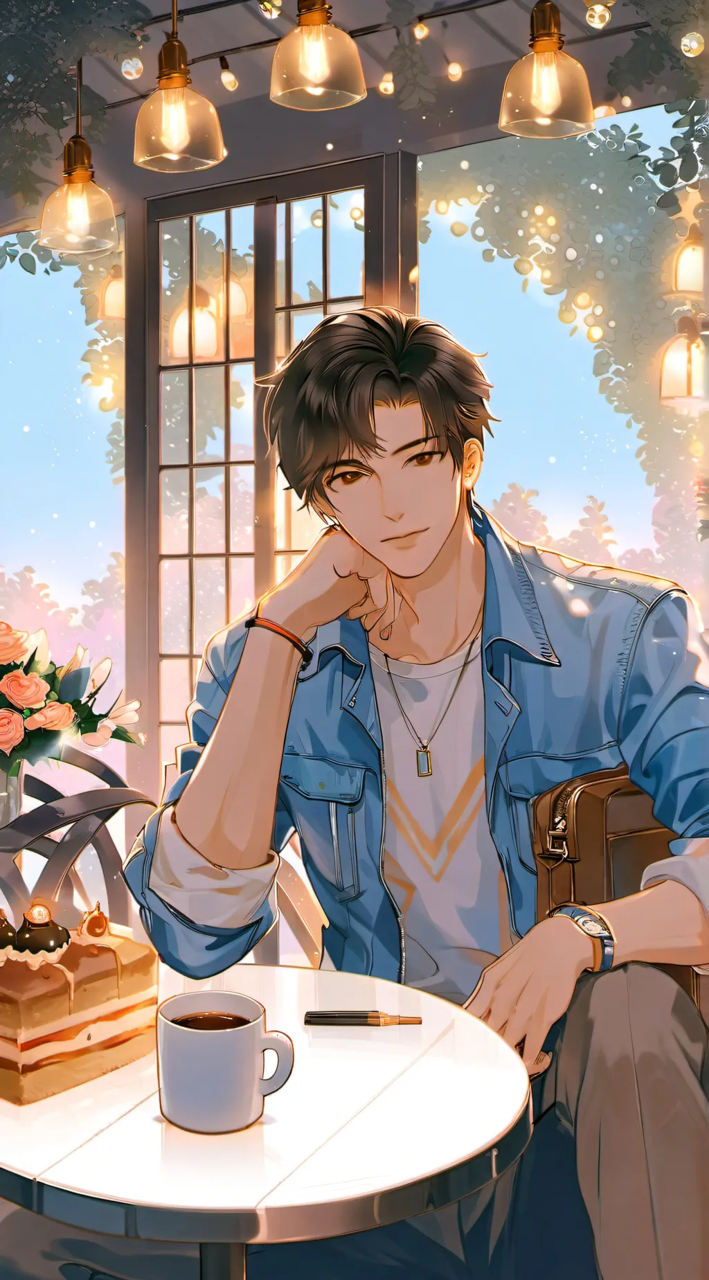 ai character: Cameron  background
