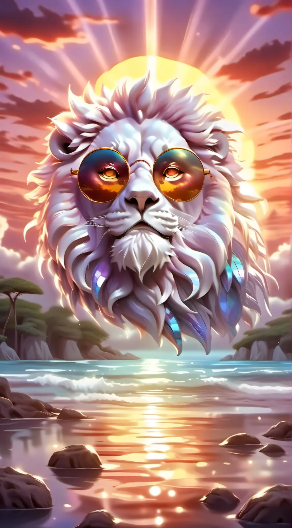 ai character: relax and chill background