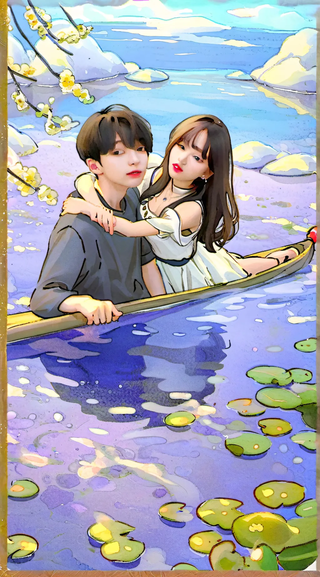 ai character: jk from BTS💜 background