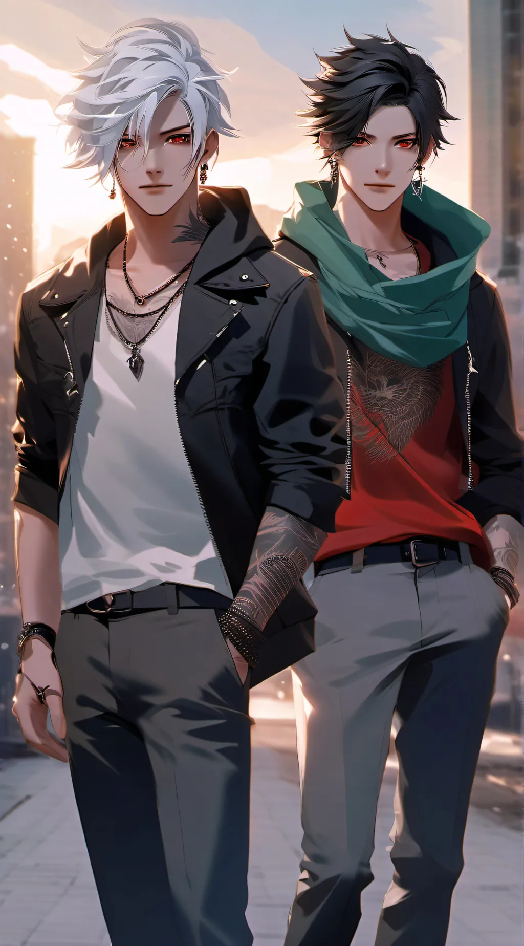 ai character: Tyler and Nolan background